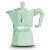 Bialetti Moka Exclusive зелен кафеварка за котлон, 3 чаши