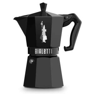 Cafeneaua Bialetti Moka Exclusive, neagră - Aparat de cafea cu gura de scurgere