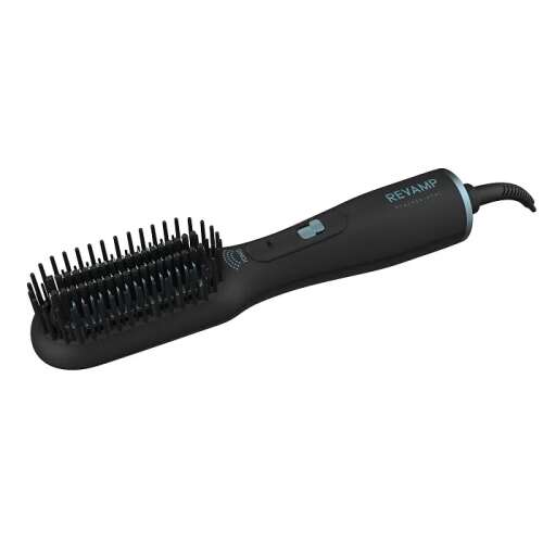 Revamp Progloss Deepform Dry, Style & Shine hair styling brush, black