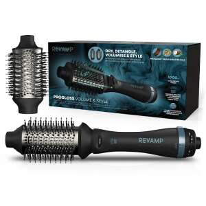 Revamp Progloss Volume & Style Hot Brush Styler, a hair styling tool that dries, detangles, volumizes, and styles hair - Hair styling brush