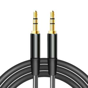 Maxlife 1 méteres fekete 3.5mm jack-jack audio kábel - Maxlife
