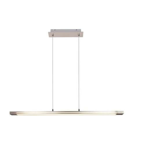Rábalux Yordana szatinkróm LED függeszték, modern design, 1035 mm széles, 1600 mm belógás - Rábalux