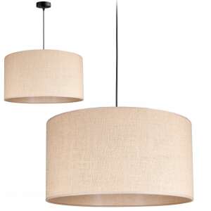 Glimex Abazur Juta Függőlámpa - Bézs - Ø40cm