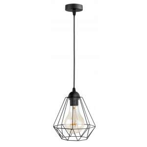 Glimex Diamond Függőlámpa - Fekete - 19cm