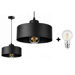 Glimex Lavor MED Függőlámpa - Fekete