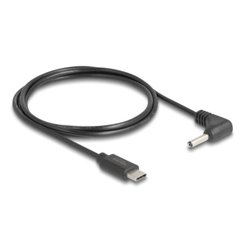 Delock USB-C - DC 3.5mm Tápkábel - 1.5m - Tápkábel