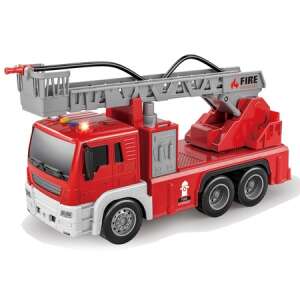 Red fire truck toy with ladder, lights and sounds - Nonbrand Kids's play car