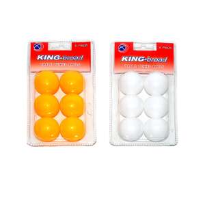 King-broad 6 pack table tennis balls, set of 6 ping pong balls, orange and white ping pong balls - Ping Pong Table, Paddle, and Equipment
