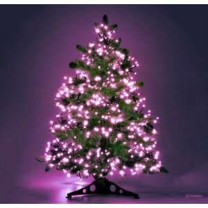Pink Christmas tree lights with 240 LED lights, 18 meters long, 8 lighting modes - Nonbrand String Light