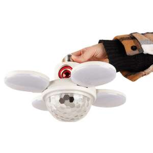 Disco light with foldable RGB LED panels and Bluetooth speaker, E27 socket - Decorative Lamp