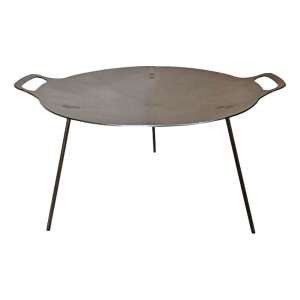 3 lábú vas sütőtárcsa, 50cm átmérővel, kültéri főzéshez - Sütőtárcsa