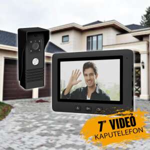 RL-C07L 7" Color Video Doorphone with Night Vision, showing the outdoor unit and indoor monitor - Doorbell, Chime Bell