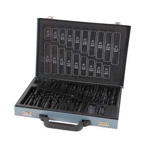 Flinke 175 piece drill bit set, metal drill bits, HSS drill bits, drill bit set for metal, drill bit set for wood, drill bit set for plastic - Drill and Screwdriver Accessory