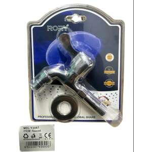 RORY Y2087 króm csaptelep, kerti csap, kültéri vízcsap, falra szerelhető, fogantyúval - Nonbrand Csaptelep