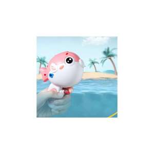 Pink pufferfish water gun, kids toy, water play, summer fun - Water Gun