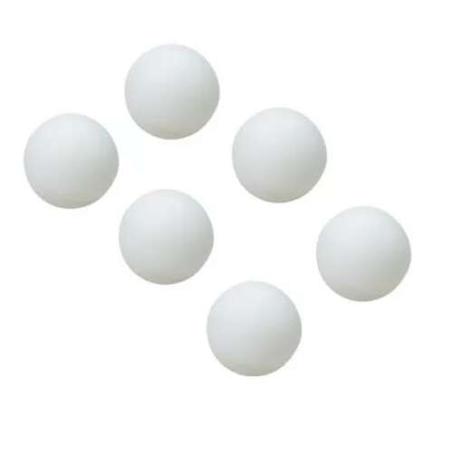 6 pack of ping pong balls, white, for table tennis