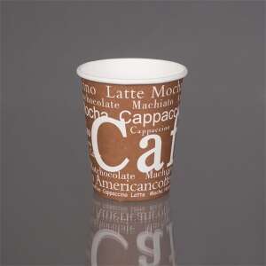 100 ml disposable paper coffee cups with coffee inscription, 50 pieces - Disposable Cup