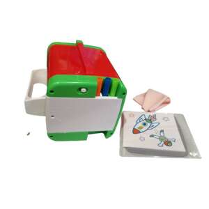 Horodzható rajzprojektor és éjszakai fény, red and green projector with a cleaning cloth and markers - Nonbrand Interactive Kids' Toy