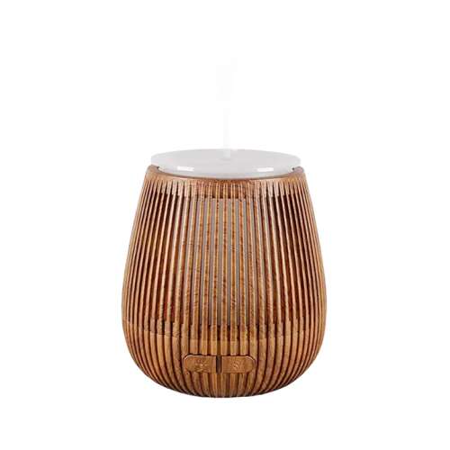 Wooden essential oil diffuser with LED light, aromatherapy diffuser for home and office