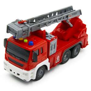 Fire Truck Toy with Extendable Ladder, Lights and Sounds - Interactive Kids' Toy