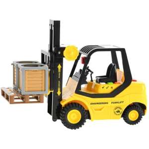 Yellow toy forklift with lights and sounds, engineering forklift, advanced simulation - Nonbrand Interactive Kids' Toy