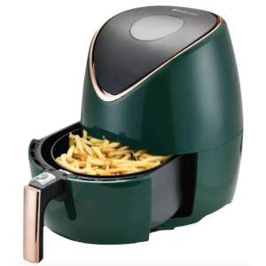 Zurrichberg 3.5L 1500W Air Fryer, Green with Rose Gold accents,  ZB/2704 model,  for healthy and crispy fried food - Zurrichberg Air fryer