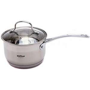 Hoffner stainless steel saucepan with lid, 16cm - Bakeware