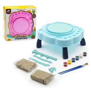 Ceramic Painting Set for Kids, Electric Pottery Wheel with Clay and Tools, Create Your Own Pottery - Nonbrand Interactive Kids' Toy