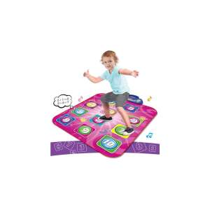 Child dancing on the Dancing Challenge musical dance mat with numbers - Nonbrand Interactive Kids' Toy
