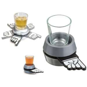 Ivós játék pörgetővel és shot pohárral, buli játék, ivós játék, shot pohár pörgető, pörgesd a palackot ivós játék - Felnőtt ajándék