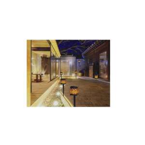 Solar powered flickering flame lamp, outdoor garden decor, XF-6001 - Outdoor Decorative Lamp