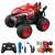 Timeless Tools remote control shark car, red, 360 degree rotation, drift wheels, off-road, with controller, battery, charger, screwdriver