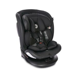 Lorelli Aviator i-Size Isofix autósülés - Black Jasper, ferde nézet - Baba & Tipegő