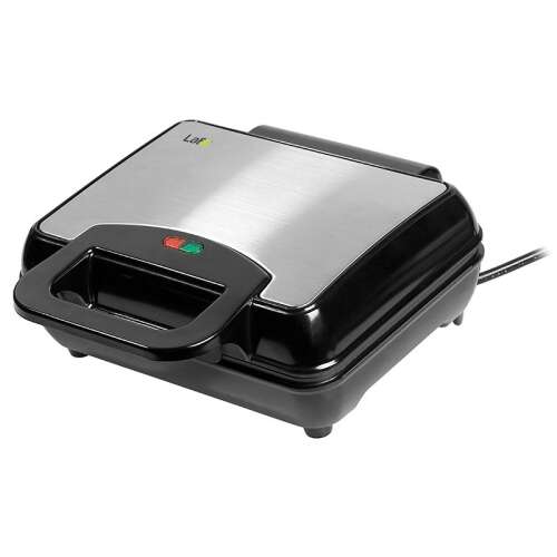 LaFe GFH-001 1000W waffle maker, black and silver, with non-stick coating