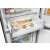 Haier HDPW3618DNPK bottom freezer refrigerator My Zone drawer, showing storage options