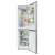 Haier HDPW3618DNPK bottom freezer refrigerator interior, showing shelves, drawers, and compartments