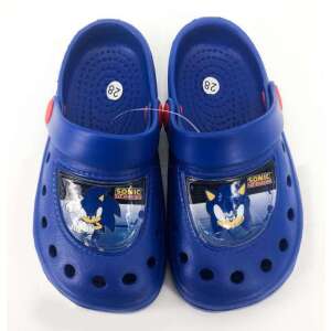 Sonic the Hedgehog Kinder Clogs, Blaue EVA Clogs für Jungen, Größe 28 - Schuhe für Kinder