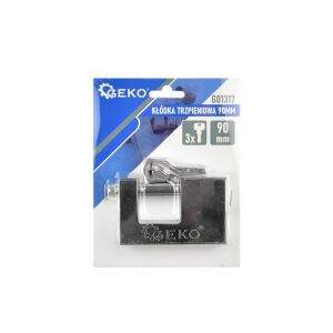 Padlock with Horizontal Lock, 90 mm, Geko G01317 131330214 - Padlock