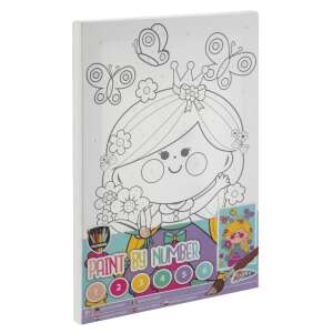 Paint by Number Princess - Coloring Set for Kids, 20x15cm - Paint by Numbers Kit