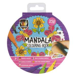 Mandala Colouring Book, 25 pages, for kids, by Grafix - Activity Book, Coloring