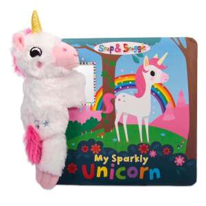 My Sparkly Unicorn book and plush toy set, a colorful book with a soft unicorn plush toy attached - Nonbrand Plush Toy