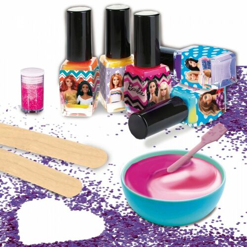 Barbie Farbwechsel Nagellack Set mit Nagellackflaschen und Rührschüssel