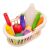 Close-up of New Classic Toys wooden vegetable basket with toy vegetables