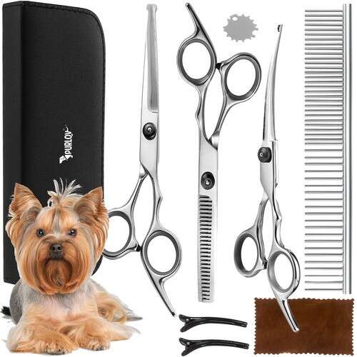 Purlov 23186 Dog Grooming Scissors Set