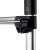Gardlov 23187 foldable shopping trolley, detail of the handle, black and silver