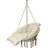 Vintage golyafészek hinta nest swing chair with cushion, ecru color