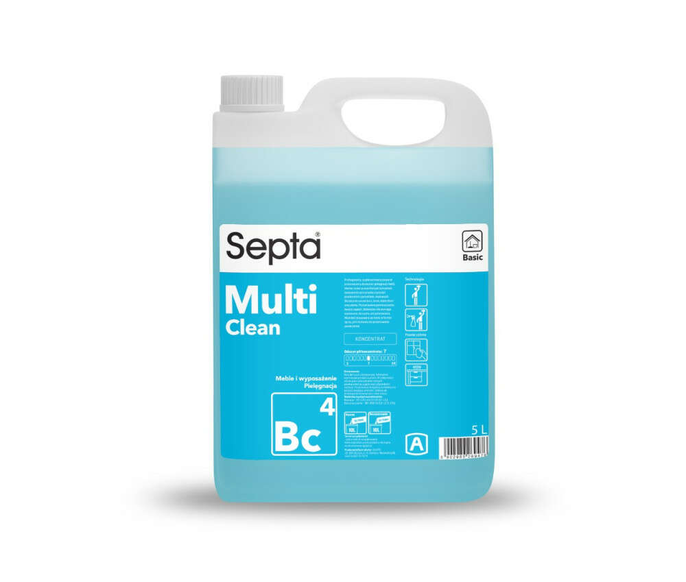 Concentrat de ingrijire a mobilierului SEPTA MULTICLEAN BC4 5L (albastru)