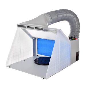 HS-E420DCLBK Prenosný hobby striekací box s odsávaním a LED osvetlením - Striekacie zariadenia a systémy na farby