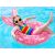Inel de înot gonflabil cu aripioare - roz ( 60 cm) 97413920