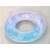 Inflatable glitter confetti swim ring, 70 cm, blue and purple, summer party, on a white background